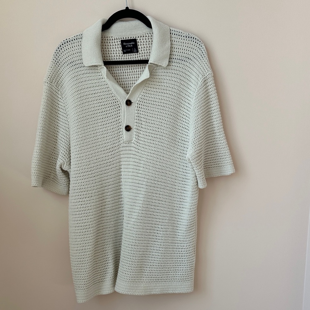 Abercrombie & Fitch Woven Men’s Polo